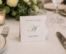 結婚式エスコートカードをデザインします 韓国風モダンデザインで個性的に！ イメージ2