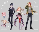 商用利用込み！キャラクターのイラストを描きます アイコン、配信用キャラクター、動画のサムネイルに！ イメージ4