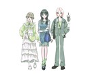 可愛らしい女の子の全身イラストお描きします トプ画やホーム画面、プレゼントにも最適！ イメージ1