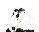 シンプルなワンカラー似顔絵イラストを描きます ワンカラーでシンプルなイラストをお写真から作成いたします イメージ2