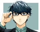 あなたのためにSNS等に使用できるアイコン描きます 若い男性、男子が得意です！世界に1枚だけのイラスト作成！ イメージ2