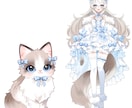 Vtuber立ち絵＋SDセット作成します 立ち絵デザインからグッズに使用出来るSDイラストを描きます イメージ5