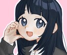 最短1日！可愛くて使いやすいSNSアイコン描きます ポップでかわいい厚塗りであなたのプロフィールを彩ります イメージ1