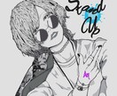 モノクロ・グレー系のイラストを提供します ☆おしゃれ感あるオリジナルなイラストを♫用途自由 イメージ6