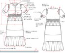 洋服のデザインのお手伝い、縫製仕様書作成します プロの専門知識でクオリティの高い洋服作りを。 イメージ2