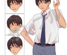 TRPG用の立ち絵(表情差分有りも可)を制作します ご相談内容によって表情差分種類対応させていただきます。 イメージ1