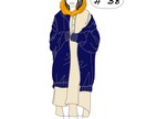 お洒落なファッションイラストお描きします お洒落なファッションイラストをお描きします！ イメージ2