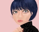 綺麗・クールビューティーな女の子イラスト描きます あなただけのオリジナルイラストを描きます！ イメージ2