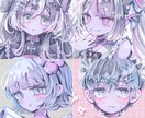 キラキラ透明感！かわいいアイコン描きます ✧ココナラ依頼がはじめての方もお気軽にご相談ください✧ イメージ1