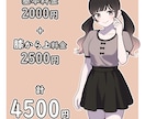 人物のアイコンやキャライラストを制作します 低価格＆商用可！現役ウェブ漫画家が丁寧にイラスト制作します！ イメージ4