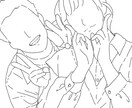 あなたの写真を線画イラストにします 何気ない日常や記念写真を線画イラストにしてみませんか？ イメージ1