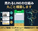 LINEで売れる全自動の仕組みを丸ごと構築します 動画教育・自動配信・面談誘導まで「見せ切る導線」を設計 イメージ1