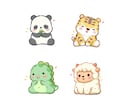 即日可能！動物キャラ、ペットイラストを描きます 可愛いからカッコいい、アイコン・ヘッダー・グッズ様々な用途で イメージ4
