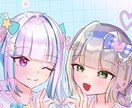 動画やアイコンなどに使えるイラストを描きます かわいい女の子のイラストを描きます イメージ1