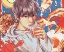 お写真を、ちょっと漫画アニメちっくにお描きします お祝いのプレゼント、アイコン、ポスターなどにどうぞ！！ イメージ2