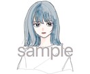 綺麗系、ふんわり可愛い系イラストお描きします 商用可！お写真を元に、イメージに合わせてお描きします。 イメージ2