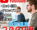動画編集しっかり代行いたします 手間のかかる動画編集お任せください★ イメージ1