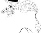 3つ3000円で異形系のラフデザイン案を描きます 一体一体個性的で唯一なキャラデザ案を制作します。 イメージ6