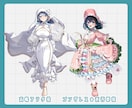 理想のキャラデザ✦立ち絵描きます Live2Dパーツ分け・衣装デザインなども！！ イメージ7