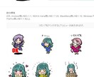 可愛らしいオリジナルスタンプ作成します 似顔絵ラインスタンプお作りいたします イメージ1