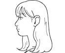 シンプルな横顔似顔絵描を描きます SNSなどでの使用可能！※詳しい利用法は以下をご覧ください イメージ4