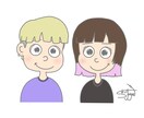 アイコン用イラストや似顔絵を描かせていただきます ★似顔絵作成〜2名様用です〜★ イメージ1