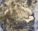 日本画画家がお家のわんちゃんねこちゃんを描きます その他動物や人間などなんでも描けます イメージ4