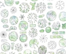 手描きでオリジナルの添景・素材制作します 手描きの添景素材を図面や資料に添え見栄えを格段に上げます！ イメージ2