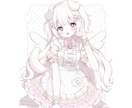 一枚絵/キービジュ/立ち絵/三面図など制作します 甘めでふんわりした絵柄であなたのキャラを描かせて下さい♪ イメージ8