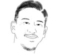写真を元にシンプルな似顔絵を描きます 流行りの線タイプの似顔絵！汎用性も高く一度作ると万能 イメージ2