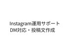 InstagramのDM対応・投稿文作成します コメント返信や簡単な運用サポートも対応します イメージ1