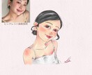 商用◎ 水彩タッチの優しい似顔絵お描きします SNSアイコン／記念日・ウエディングイラスト／名刺 など！ イメージ4