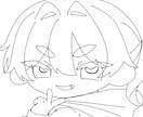 ミニキャラアイコン描きます 即日納品・線画のみ提出可能です イメージ1