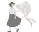 不思議な世界観のイラストお描きします グッズや動画SNS等で映えるイラスト描きます！ イメージ8