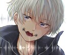 二次創作、夢絵イラスト依頼お受けします アニメ、ゲーム、配信者等のイラストお描きします イメージ2