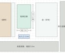 車庫証明の配置図を写真から作図します 寸法入り・全国対応｜複雑な駐車場でも一律料金、修正無料 イメージ5