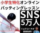ヒットが打てない子に向けて打てるようにさせます バッティングの総合的なアドバイス イメージ1