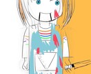 可愛らしさのあるイラストを提供します 他にはないイラストを提供させて頂きます イメージ2