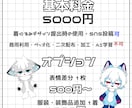 ケモノキャラクタの二面図を作成します 着ぐるみ化や資料作成を、私の絵柄でお手伝いします！ イメージ2