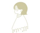 個性的なゆるっとしたアイコンを描きます ☆ゆる可愛い女の子でSNSをアピールしましょう☆ イメージ5