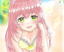 SNSのアイコン、一枚絵を制作します 可愛いくてPOPなイラストを提供します。 イメージ3