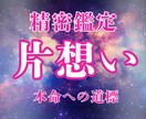 片思いから両思いへ/相手の気持ちを霊視します 両思いになりたい/相手の本音は？本命への道標を案内 イメージ1