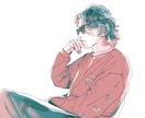 オシャレなあなたを絵にします お写真いただき、ちょっとお洒落なイラストにします〜似顔絵 イメージ5