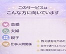 出来事と反応の流れから、今の現実を整理します 恋愛・夫婦・親子・仕事など幅広く対応します イメージ7