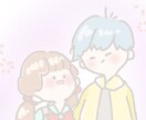 ゆるふわでかわいい絵を描きます SNS活動などニーズに合わせて制作していきます！似顔絵なども イメージ1