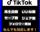 超高速対応！tiktokなんでもします フォロワー・再生数・いいね・シェア・セーブなど増加します イメージ1