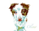 世界に一枚のご愛犬のイラストを描きます アクリル画風の鮮やかなイラストを描かせていただきます！ イメージ6