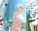 あなたの世界観を一枚で伝えるイラストを作成します Youtube・IRIAM・SNS用に！商用利用可！ イメージ2