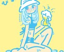 かわいいポップなイラストを作成します 多用途でポップ・かわいいイラスト描きます イメージ2