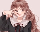 やさしい雰囲気の女の子イラストを制作いたします SNSアイコンやサムネなど、お気軽にご相談ください! イメージ1